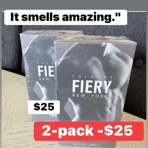 FIERY Cologne for Men - 2-Pack, Gray